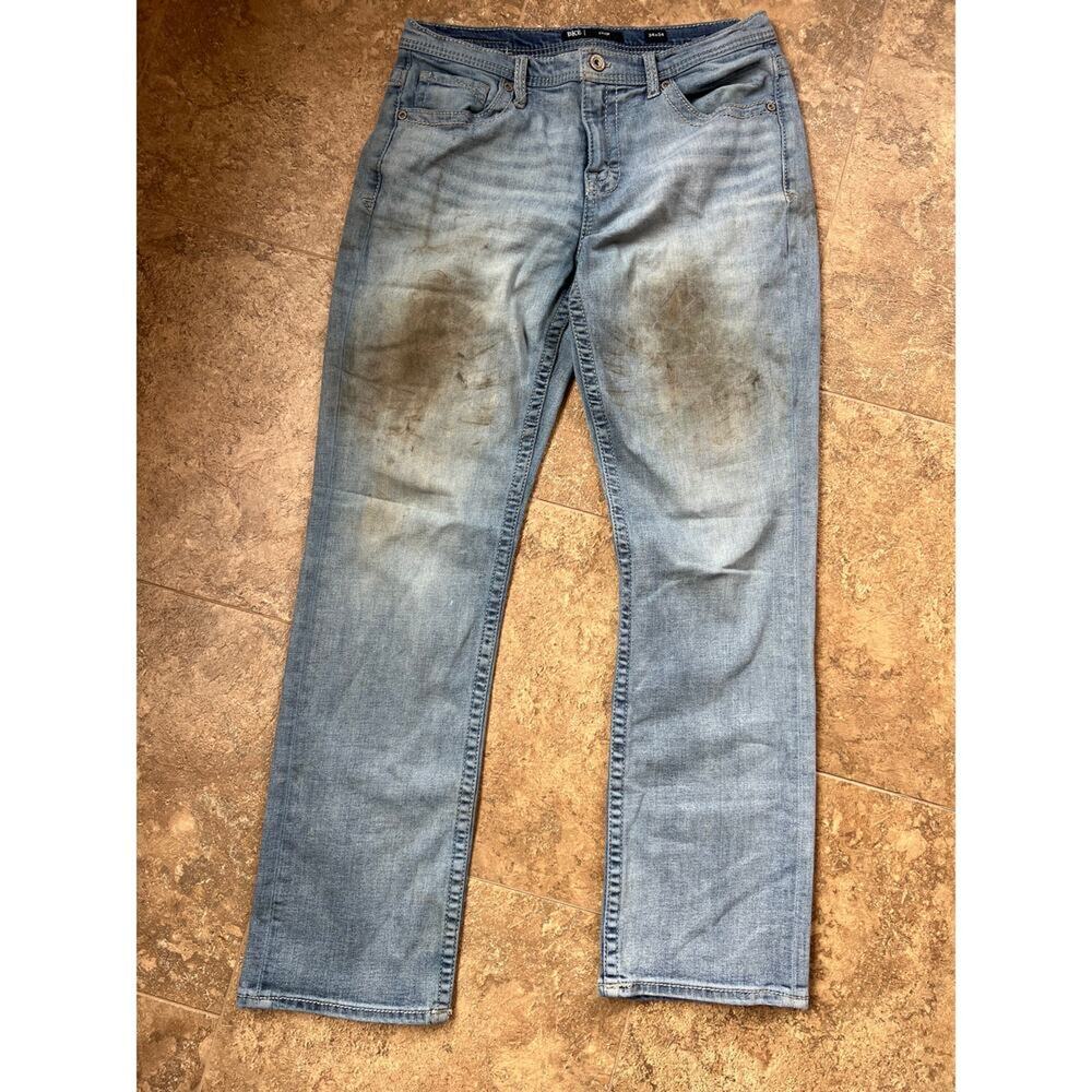 BKE Tyler Straight Leg Stretch Denim Jeans, Men's size 34 x 34